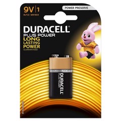 DURACELL 9V Batteri - 1 st.